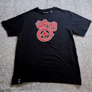 LRG Men's Large Black Graphic T-Shirt Streetwear Skate Urban Cotton Tee‎